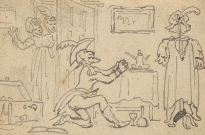 Desenho do álbum de Thomas Rowlandson