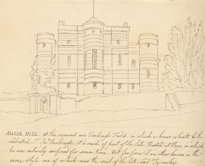 Desenho do álbum de Thomas Rowlandson