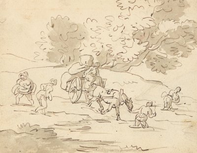 Desenho do álbum de Thomas Rowlandson