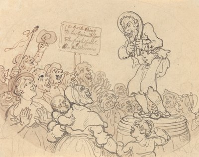 Desenho do álbum de Thomas Rowlandson