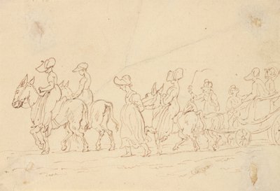 Desenho do álbum de Thomas Rowlandson