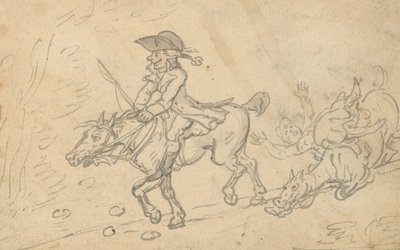 Desenho do álbum de Thomas Rowlandson
