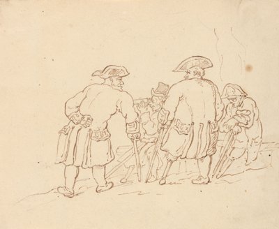 Desenho do álbum de Thomas Rowlandson