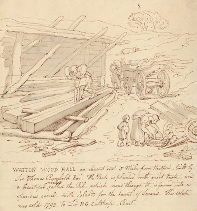 Desenho do álbum de Thomas Rowlandson