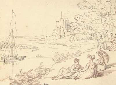 Desenho do álbum de Thomas Rowlandson
