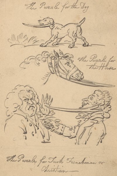 Desenho do álbum de Thomas Rowlandson