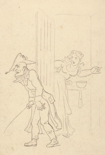 Desenho do álbum de Thomas Rowlandson