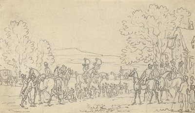 Desenho do álbum de Thomas Rowlandson
