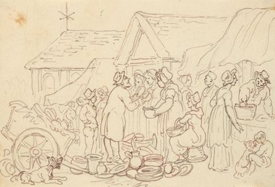 Desenho do álbum de Thomas Rowlandson