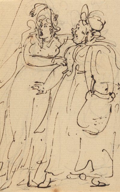 Desenho do álbum de Thomas Rowlandson