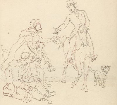 Desenho do álbum de Thomas Rowlandson