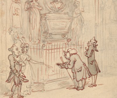 Desenho do álbum de Thomas Rowlandson