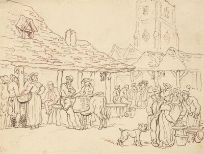 Desenho do álbum de Thomas Rowlandson