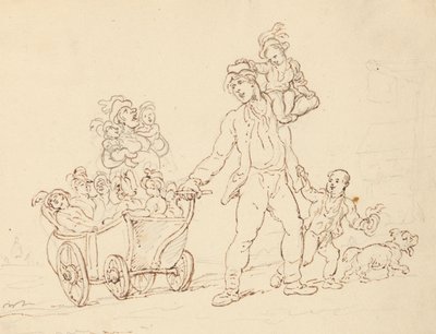 Desenho do álbum de Thomas Rowlandson