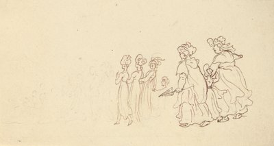 Desenho do álbum de Thomas Rowlandson