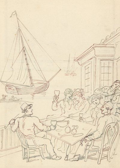 Desenho do álbum de Thomas Rowlandson