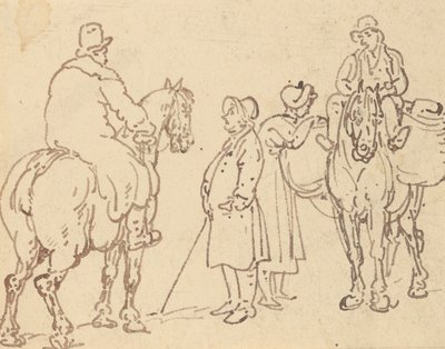 Desenho do álbum de Thomas Rowlandson