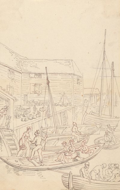 Desenho do álbum de Thomas Rowlandson