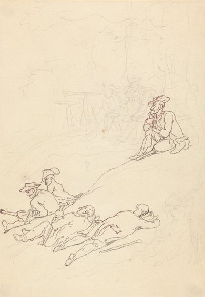 Desenho do álbum de Thomas Rowlandson