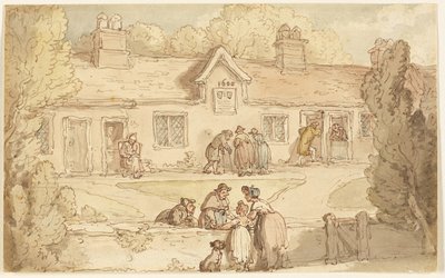Alms House of Tottenham de Thomas Rowlandson