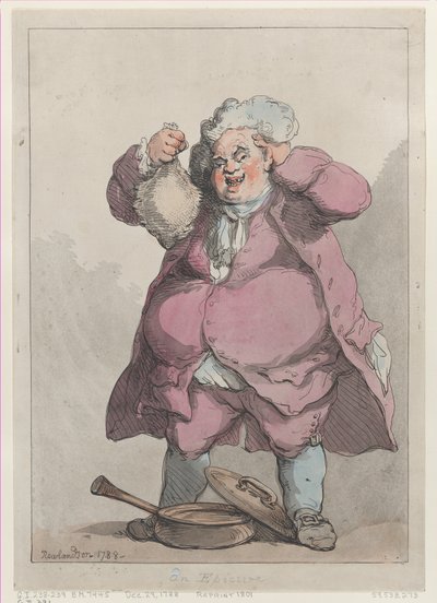 An Epicure, [29 de dezembro de 1788], reeditado em 1801., [29 de dezembro de 1788], reeditado em 1801. de Thomas Rowlandson