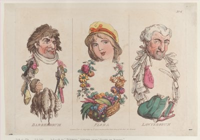Barberorum, Flora, Lawyerorum, 15 de agosto de 1800., 15 de agosto de 1800. de Thomas Rowlandson