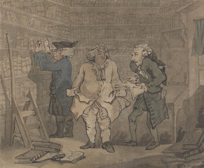 Livreiro e autor de Thomas Rowlandson