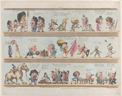 Borders for Rooms & Halls, Placa 10, 10 de julho de 1799., 10 de julho de 1799. de Thomas Rowlandson