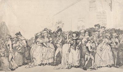 Espreguiçadeiras para o átrio do Box de Thomas Rowlandson