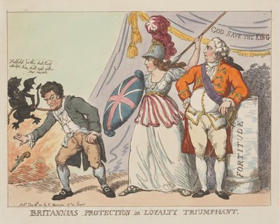 A Proteção da Grã-Bretanha, ou A Lealdade Triunfante de Thomas Rowlandson