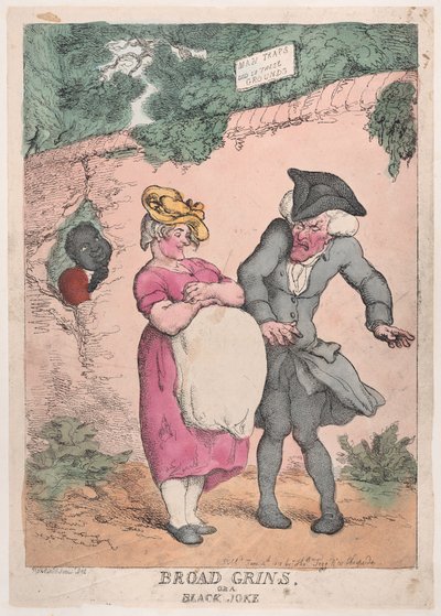 Sorrisos largos, ou uma piada negra, 4 de junho de 1812., 4 de junho de 1812. de Thomas Rowlandson