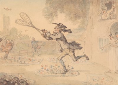 Caça às borboletas de Thomas Rowlandson