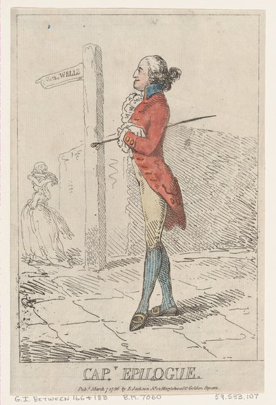 Capitão Epílogo, 7 de março de 1786., 7 de março de 1786. de Thomas Rowlandson