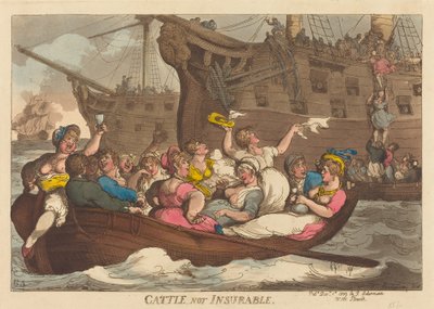 Gado não segurável de Thomas Rowlandson