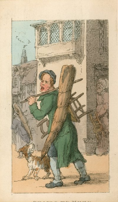 Cadeiras para consertar de Thomas Rowlandson