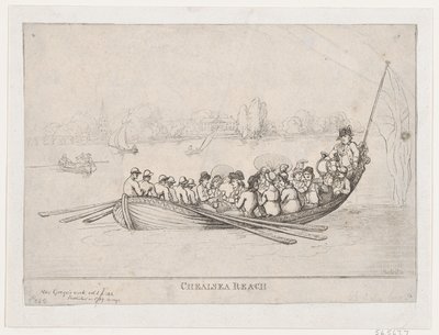 Chelsea Reach, 1799., 1799. de Thomas Rowlandson