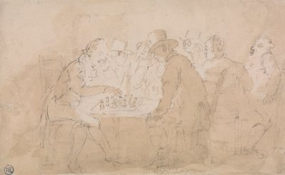 Jogadores de xadrez de Thomas Rowlandson