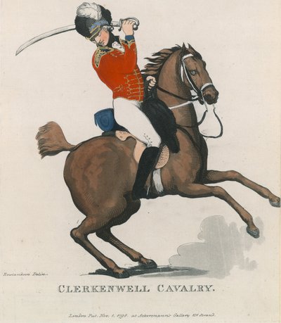 Cavalaria Clerkenwell de Thomas Rowlandson