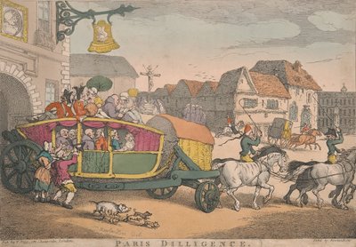 Treinador: Paris Diligence de Thomas Rowlandson