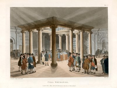 Troca de carvão de Thomas Rowlandson