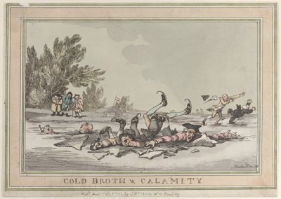 Cold Broth & Calamity, 26 de janeiro de 1792., 26 de janeiro de 1792. de Thomas Rowlandson