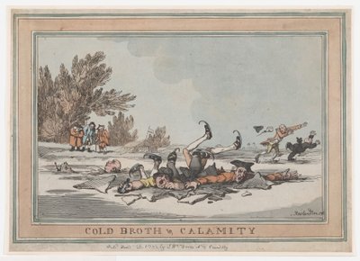 Cold Broth & Calamity, 26 de janeiro de 1792., 26 de janeiro de 1792. de Thomas Rowlandson