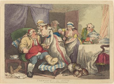 Conforto na gota de Thomas Rowlandson