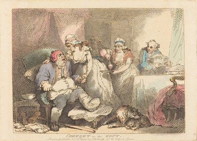 Conforto na gota de Thomas Rowlandson