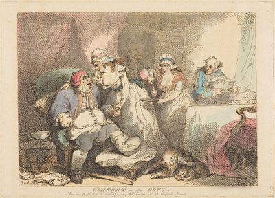 Alívio da gota de Thomas Rowlandson