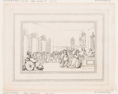 Comforts of Bath, Placa 3, 6 de janeiro de 1798., 6 de janeiro de 1798. de Thomas Rowlandson
