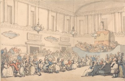 Os prazeres de Bath: O Baile de Thomas Rowlandson