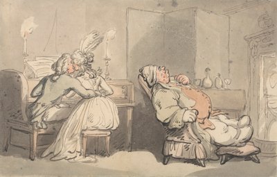 Conforto de Banho: O Mestre da Música de Thomas Rowlandson