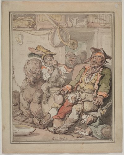 Estudo Comparativo de Anatomia, c. 1810-1820. de Thomas Rowlandson