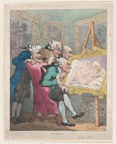 Connoisseurs, 20 de junho de 1799., 20 de junho de 1799. de Thomas Rowlandson